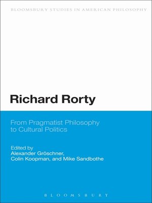 cover image of Richard Rorty